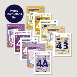 Dimensions Math Grade 4 Set with Home Instructor's Guides