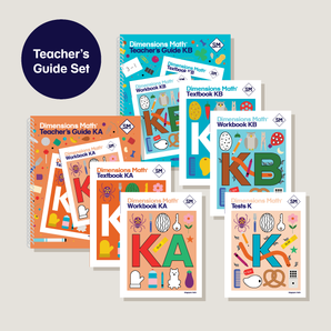 Dimensions Math Grade K Set with Teacher's Guides