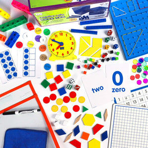 Dimensions Math PK-5 Manipulatives Kit for Homeschool
