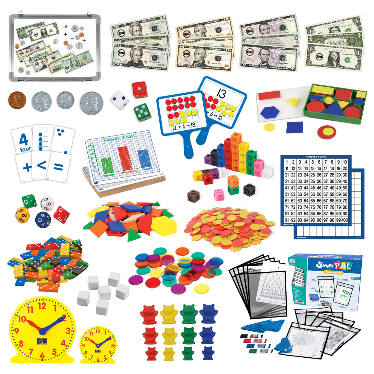 Dimensions Math Classroom Manipulative Kit for Grade 1
