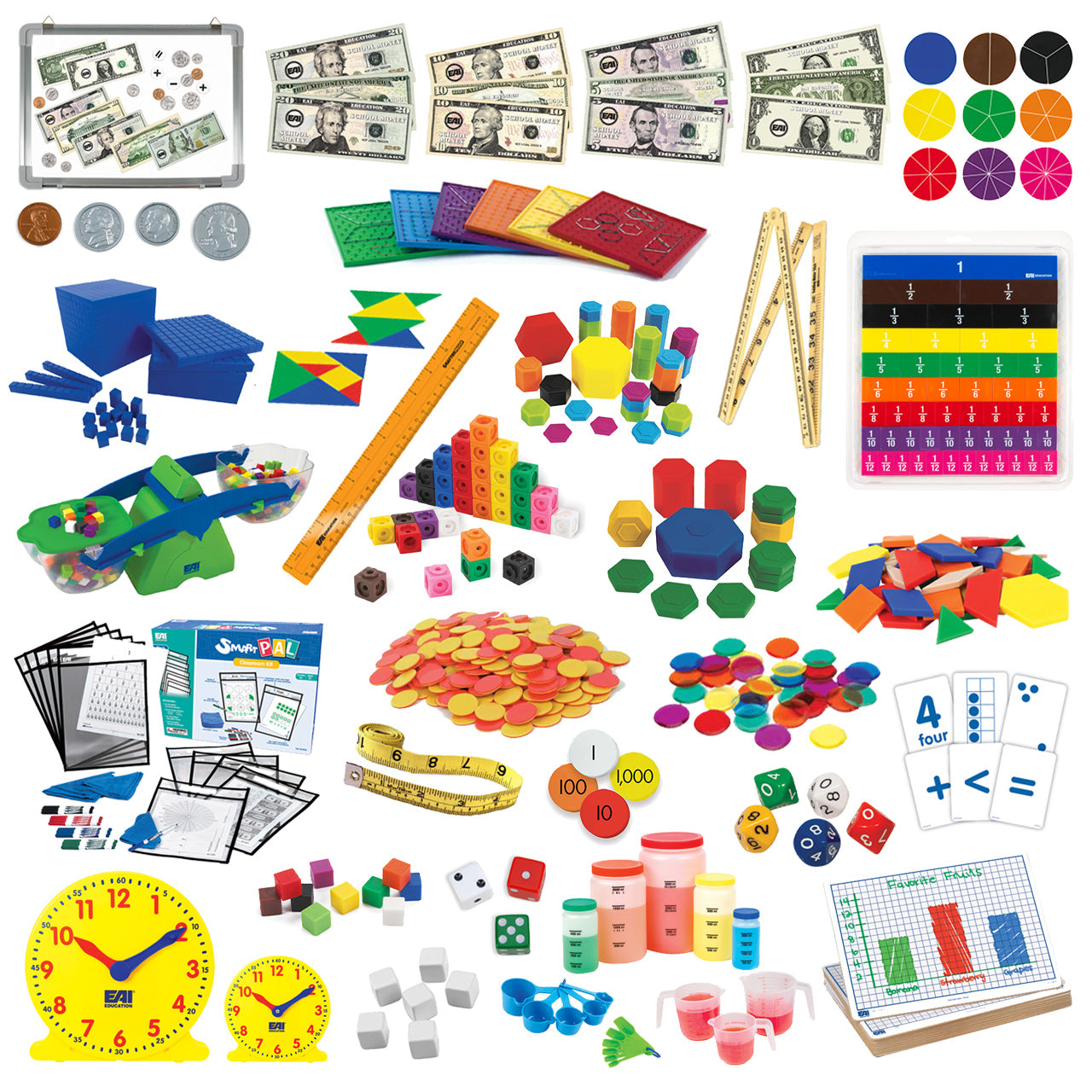Dimensions Math Classroom Manipulative Kit for Grade 2