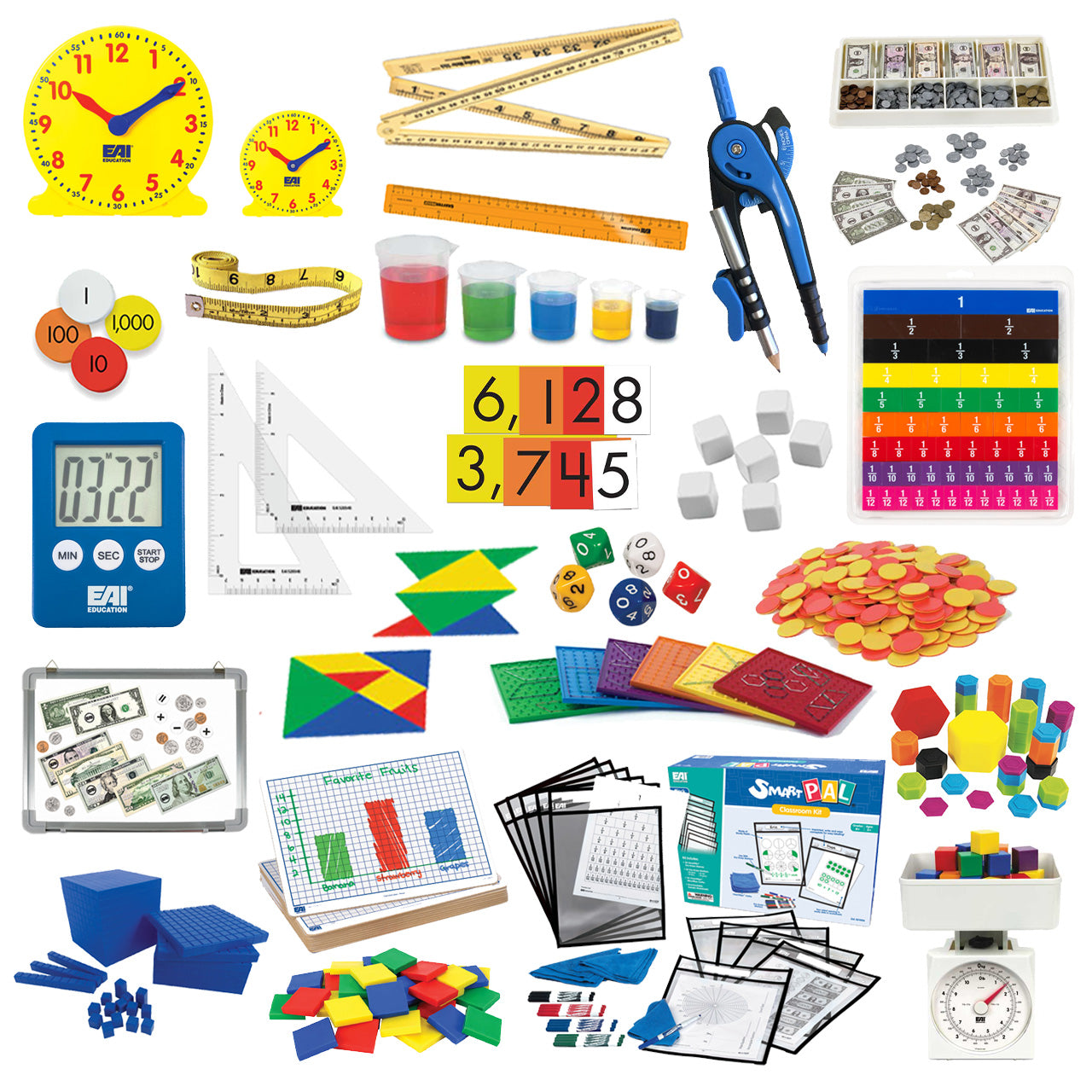 Dimensions Math Classroom Manipulative Kit for Grade 3