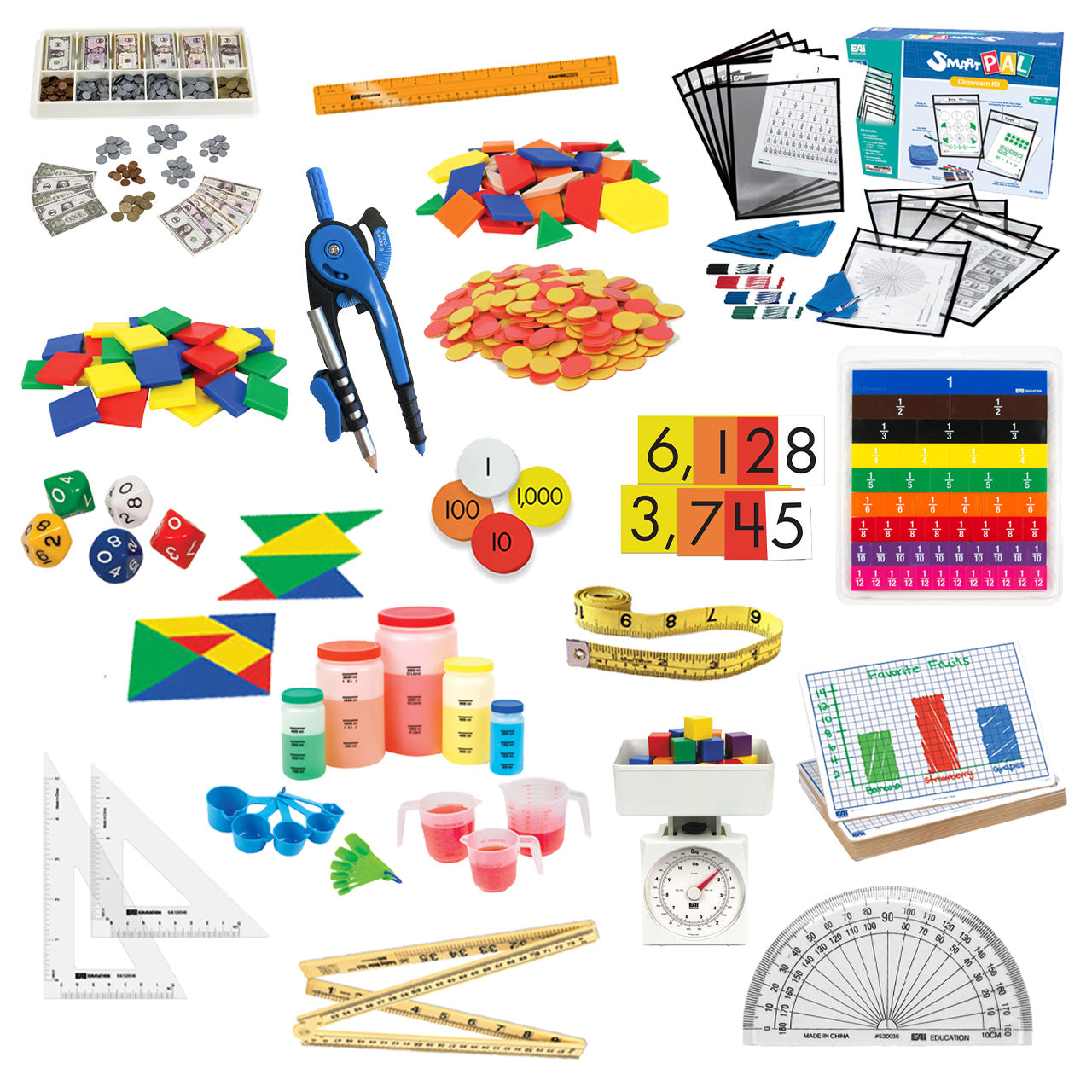 Dimensions Math Classroom Manipulative Kit for Grade 4