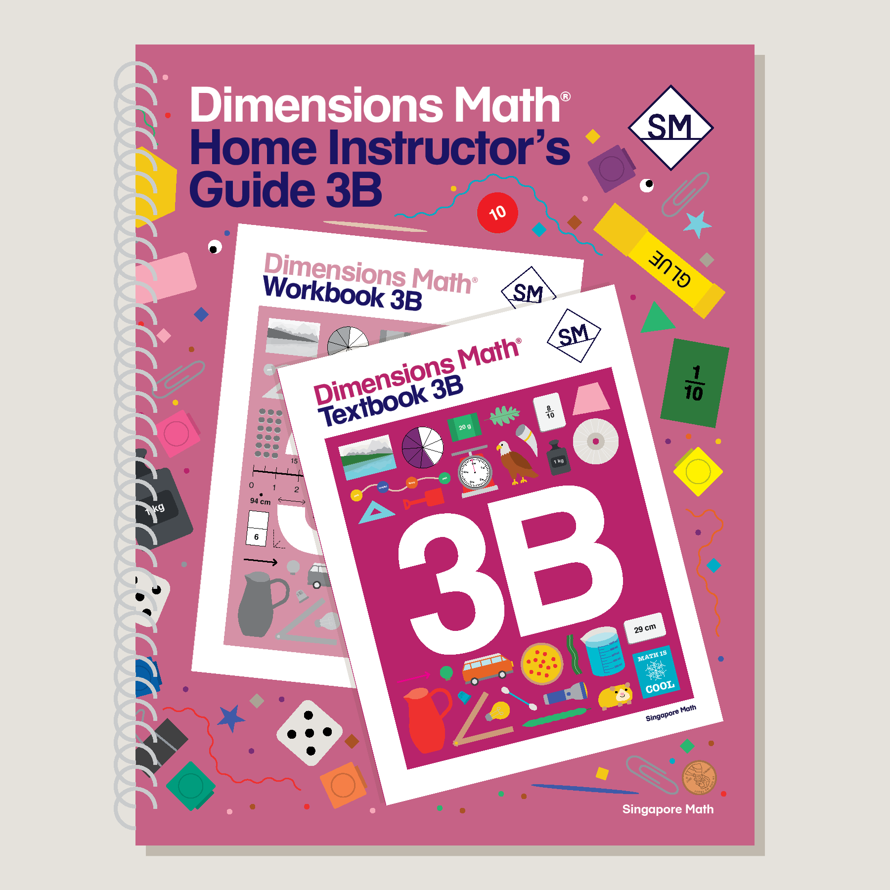 Dimensions Math Home Instructor's Guide 3B