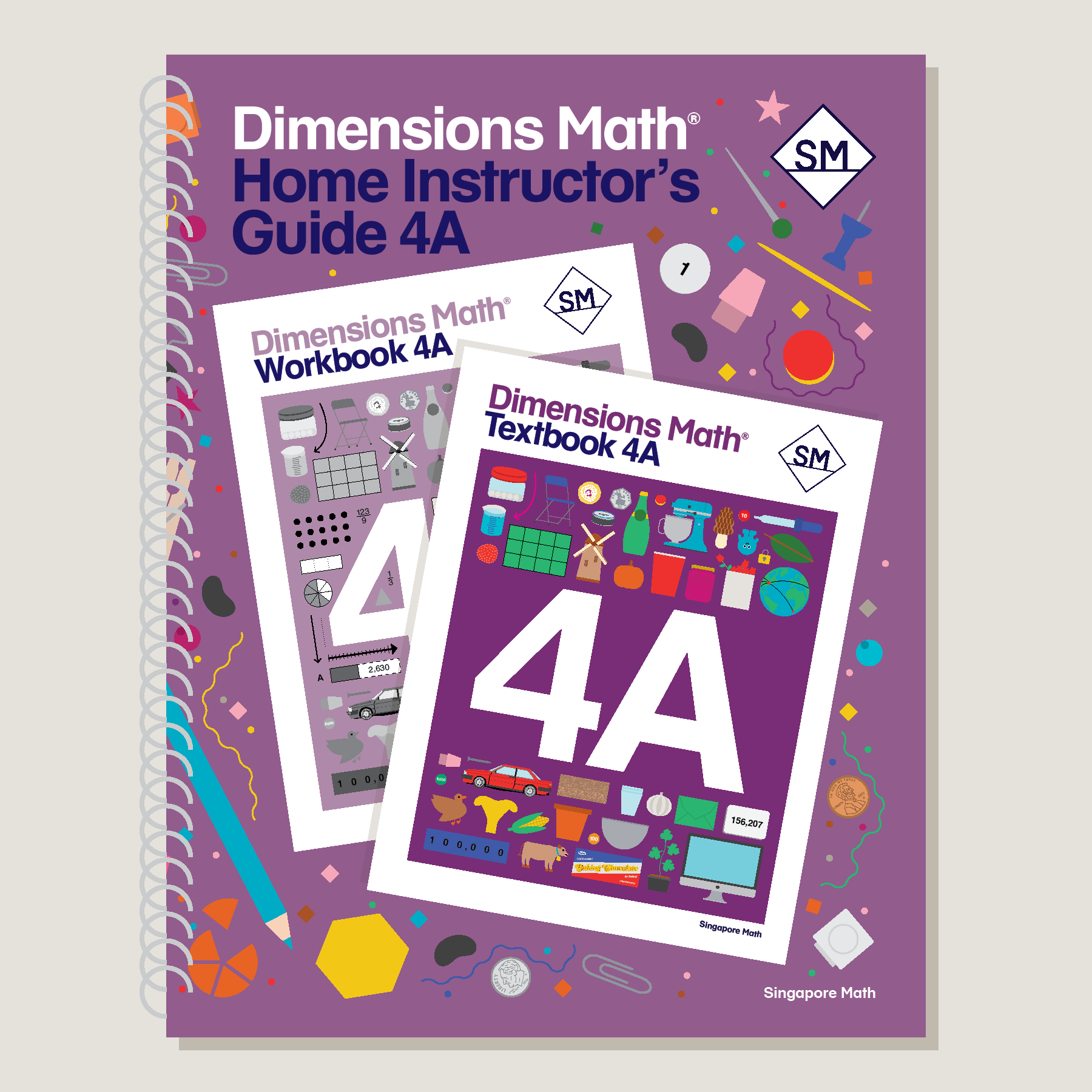 Dimensions Math Home Instructor's Guide 4A