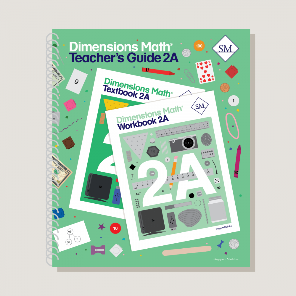 Dimensions Math Grade 2 Set with Teacher's Guides