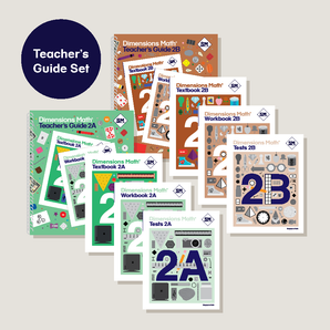 Dimensions Math Grade 2 Set with Teacher's Guides