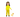 A cartoon-style illustration of a girl with long brown hair and a yellow headband, wearing a bright yellow long-sleeve top and mustard-yellow pants, standing next to a small pale yellow duckling on a plain white background.