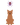 Purple spider about to land on a brown dog's head