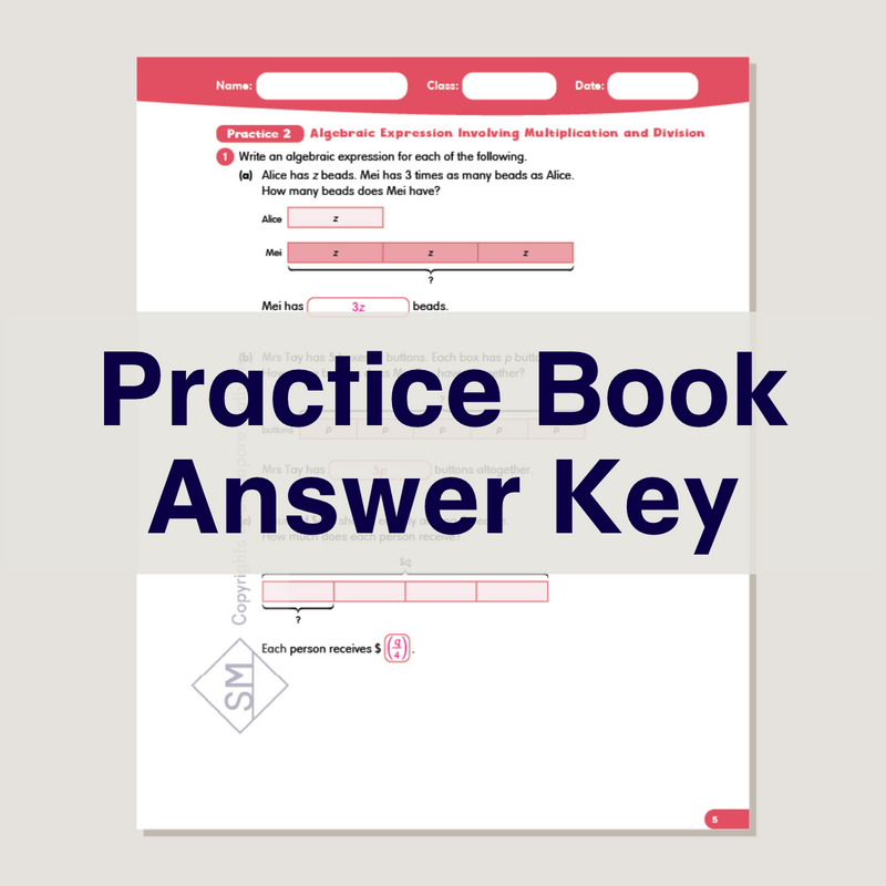 PM SIE 6 - Practice Book Answer Key