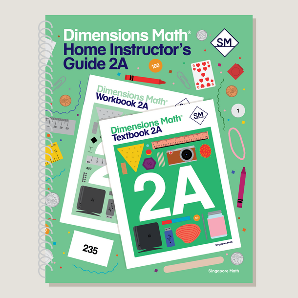 Dimensions Math Grade 2 Set with Home Instructor's Guides – Singapore ...