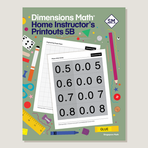Dimensions Math Home Instructor's Printouts 5B