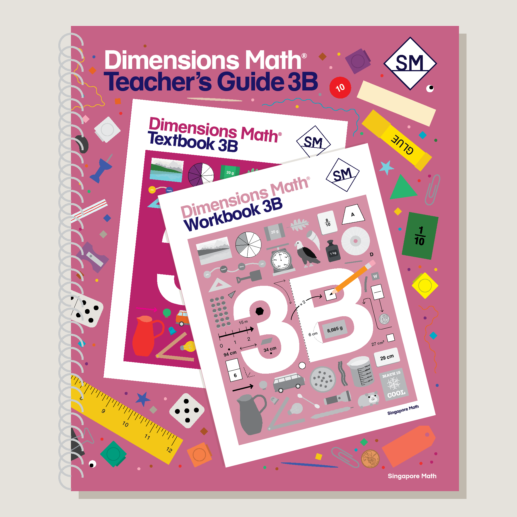 Dimensions Math Grade 3 Set with Teacher's Guides