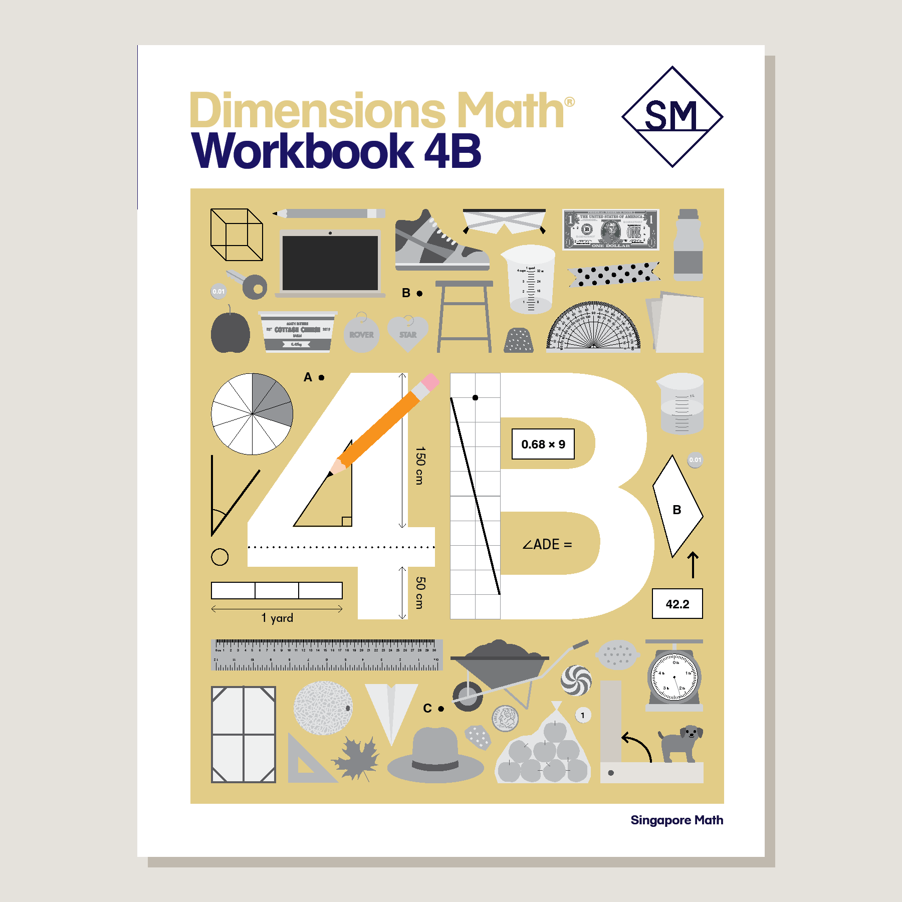 【新品】Singapore Primary Mathematics 4B Singapore Math: Primary Math Common Core Textbook 4B