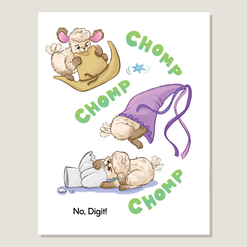Text Chomp Digit Chomps to 10 – Singapore Math Inc.