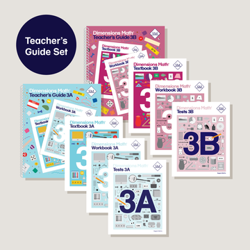 Dimensions Math Grade 3 Set with Teacher's Guides