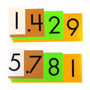 4-Value Decimal Place Value Cards