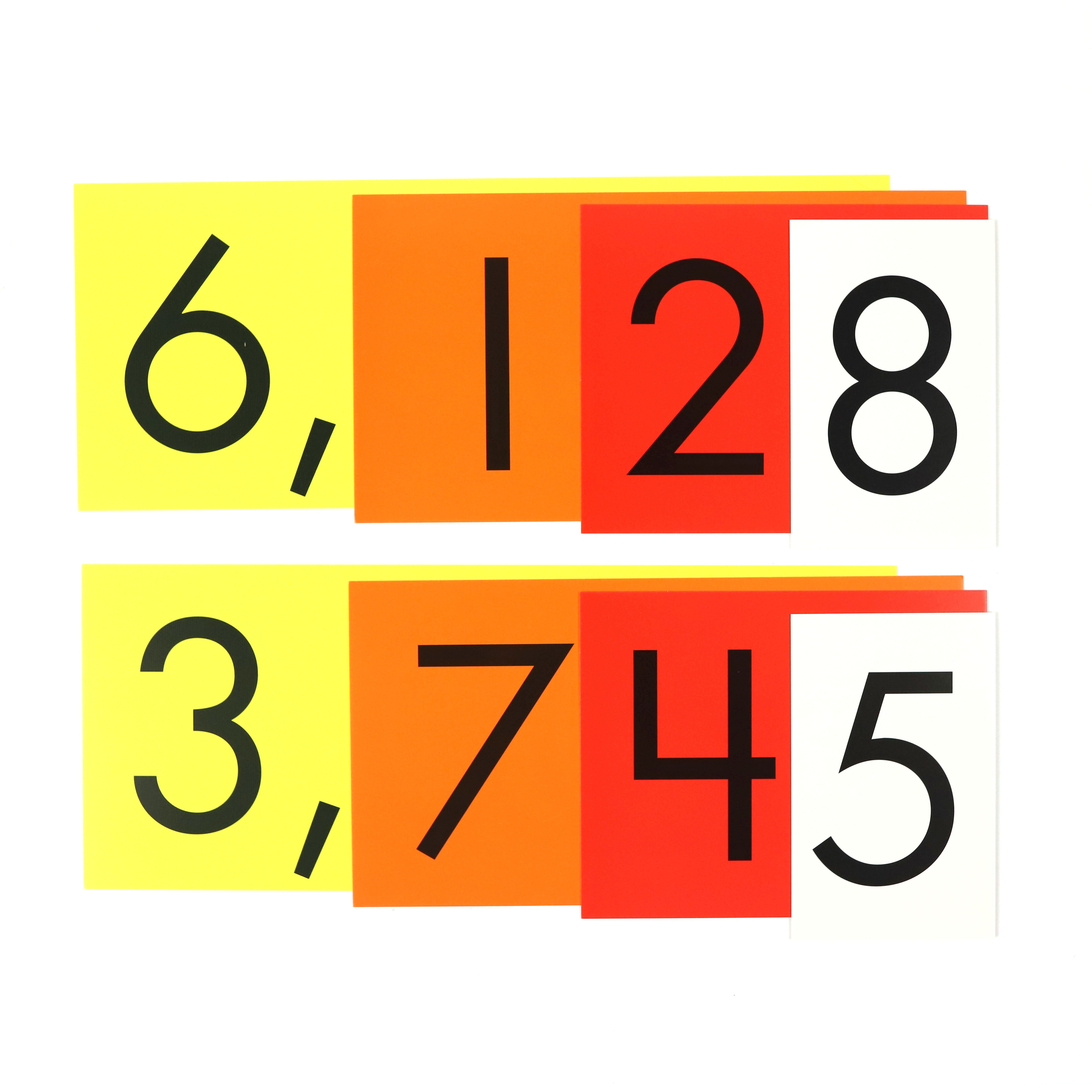 4-Value Whole Numbers Place Value Cards