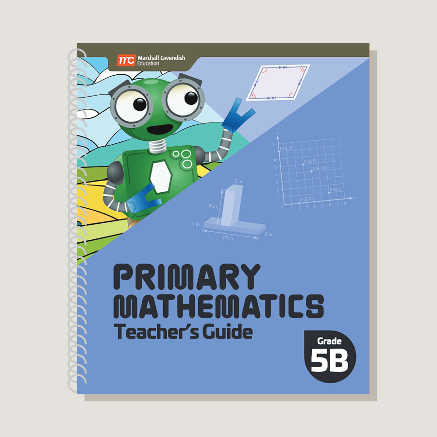 5b Math Notebook Primary Mathematics Teacher's Guide 5B (2022 Edition) - Blemished