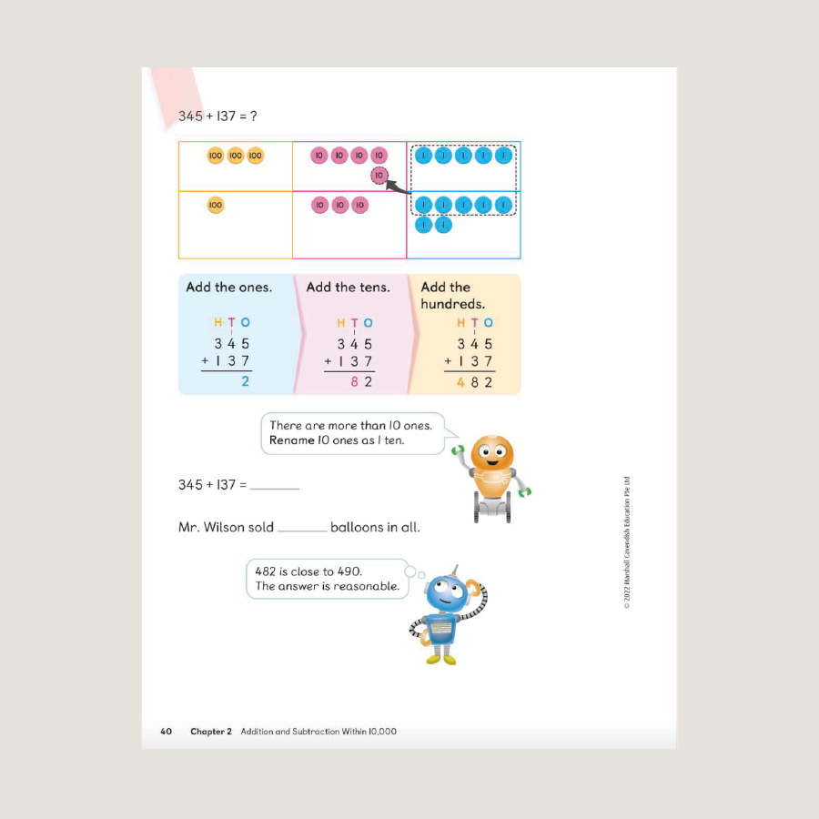 Primary Mathematics Student Book 3A (2022 Edition) - Blemished