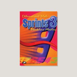 Math Sprints Blackline Master 3 - Blemished