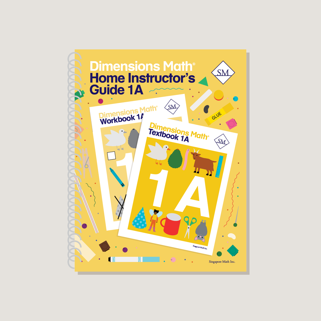 Dimensions Math Grade 1 Set with Home Instructor's Guides