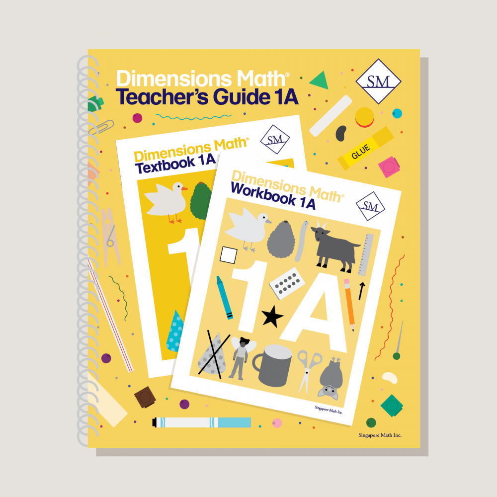 Dimensions Math Grade 1 Set with Teacher's Guides