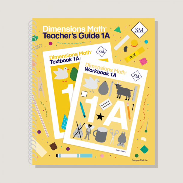 Dimensions Math Grade 1 Set with Teacher's Guides – Singapore Math Inc.