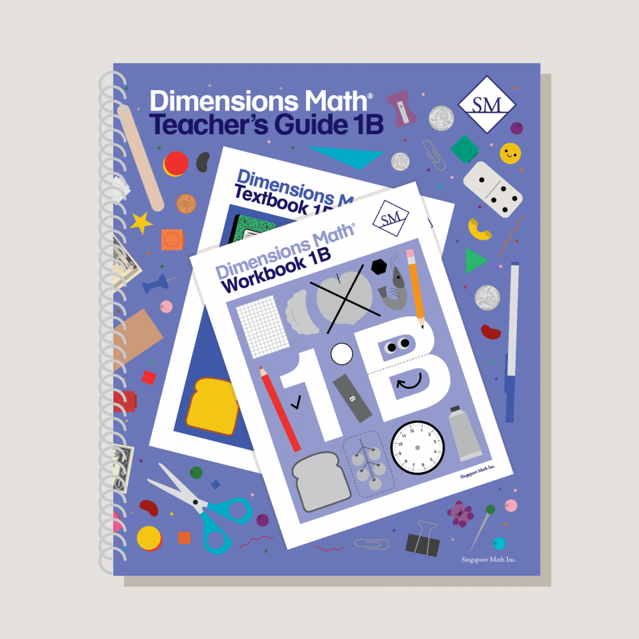 Dimensions Math Grade 1 Set with Teacher's Guides