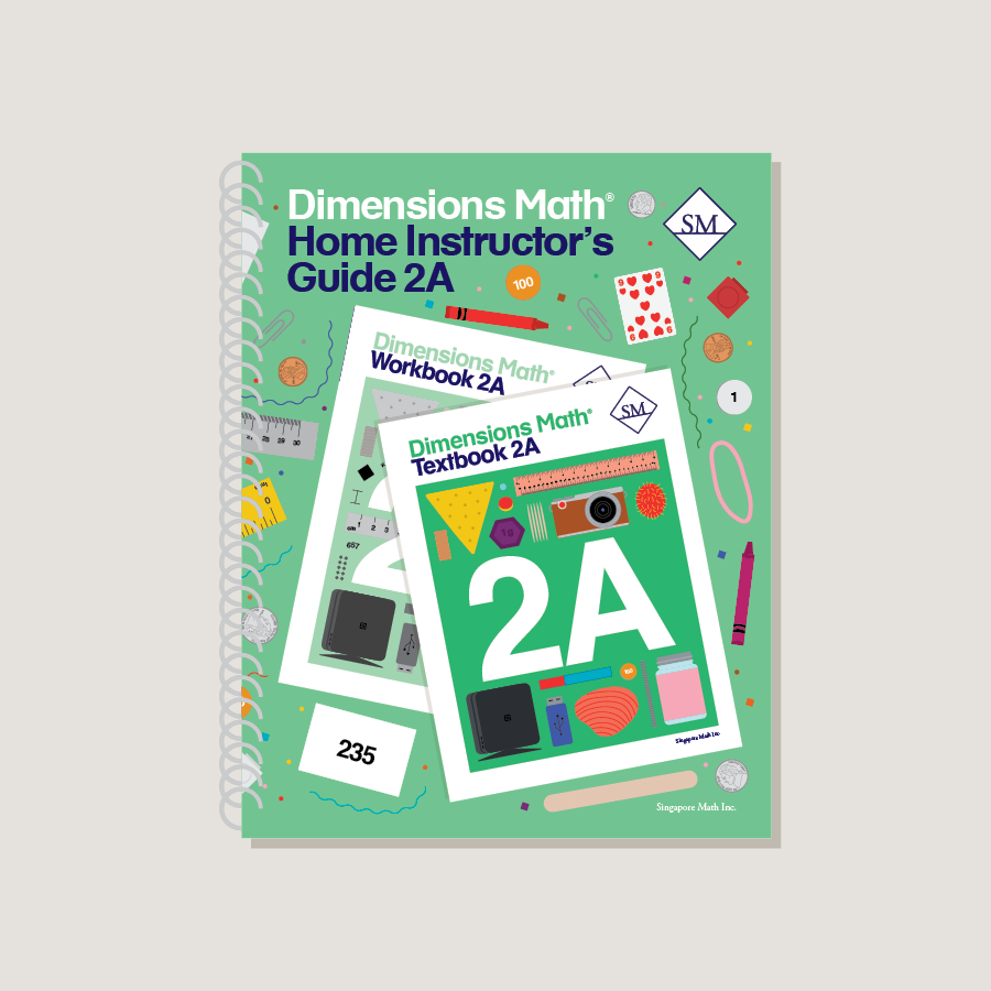 Dimensions Math Grade 2 Set with Home Instructor's Guides