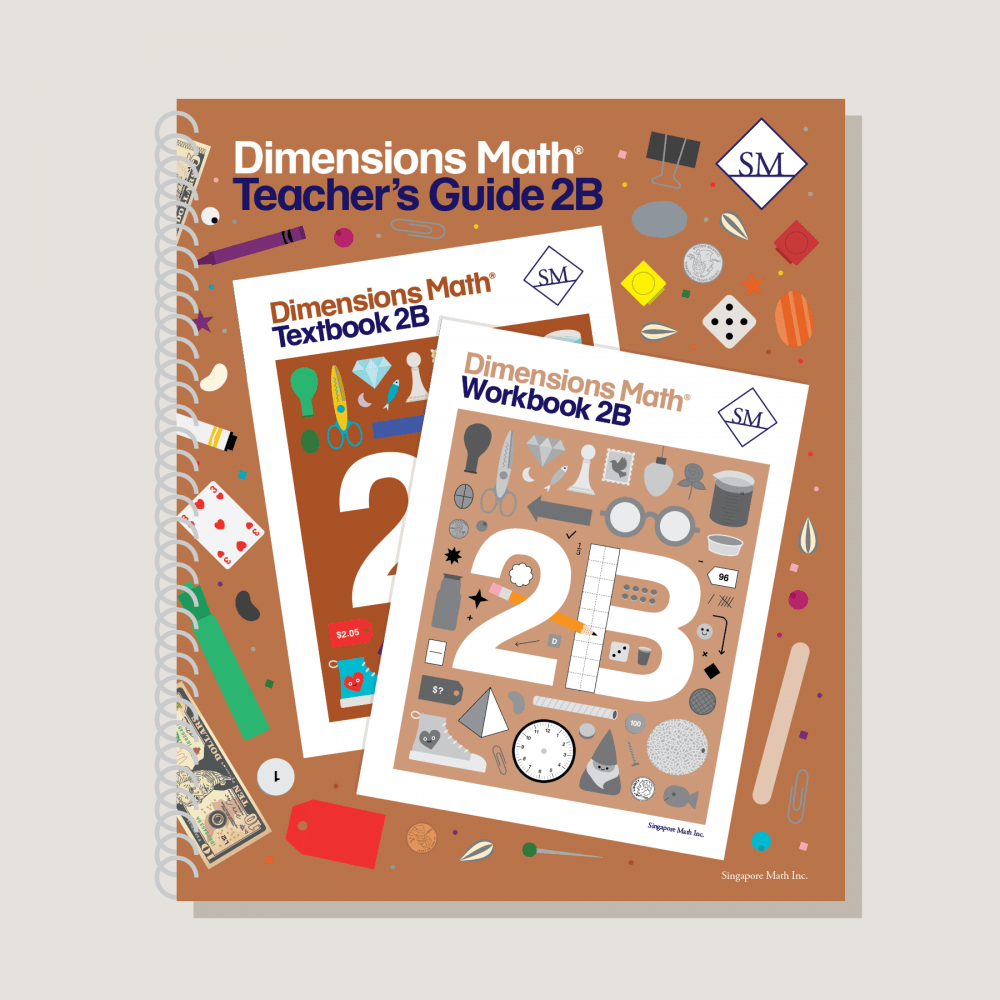 Dimensions Math Grade 2 Set with Teacher's Guides