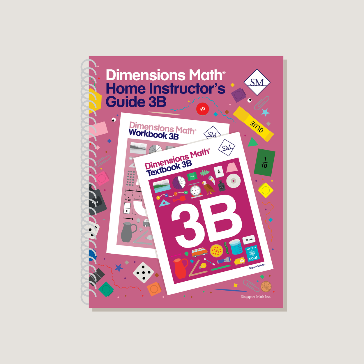 Dimensions Math Grade 3 Set with Home Instructor's Guides
