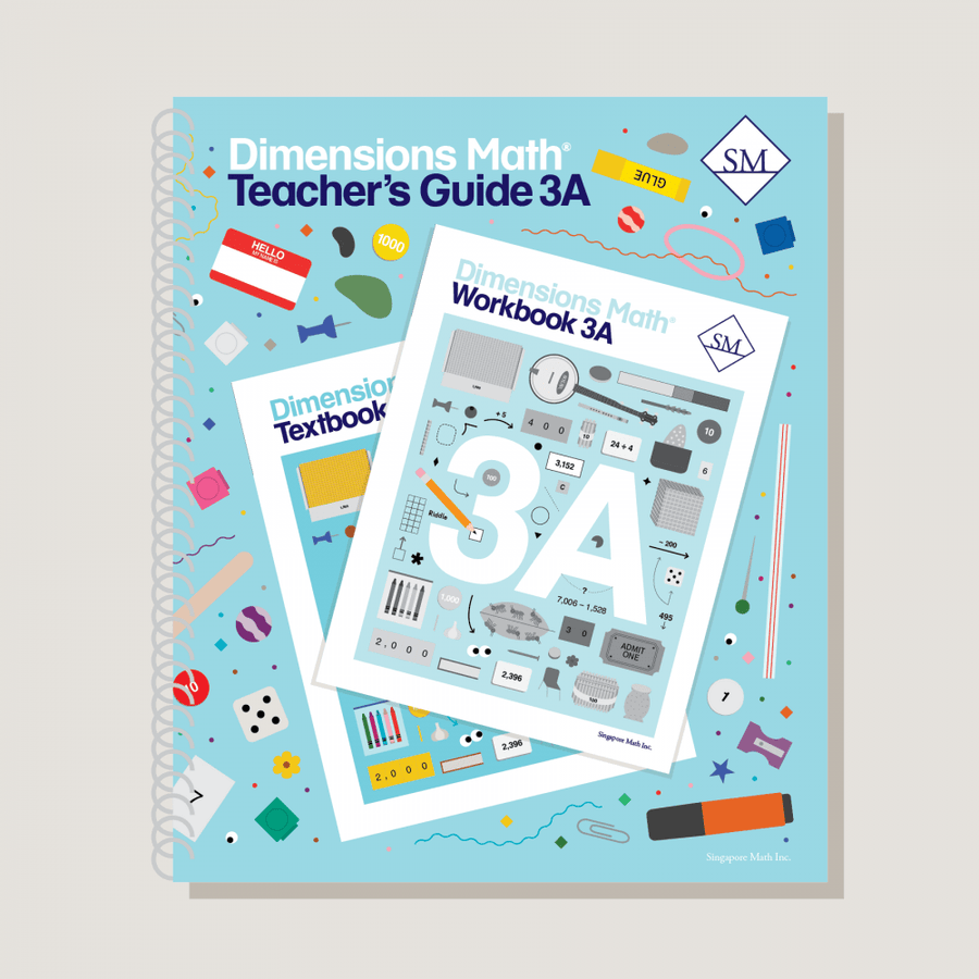 Dimensions Math Grade 3 Set with Teacher's Guides