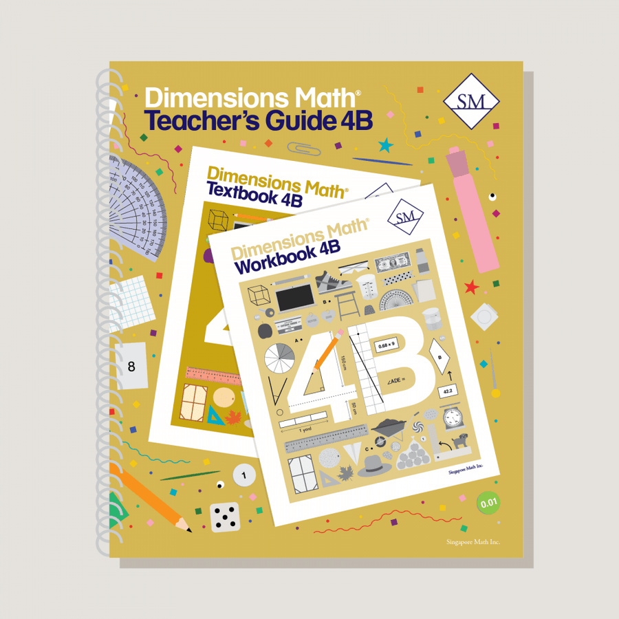 Dimensions Math Grade 4 Set with Teacher's Guides