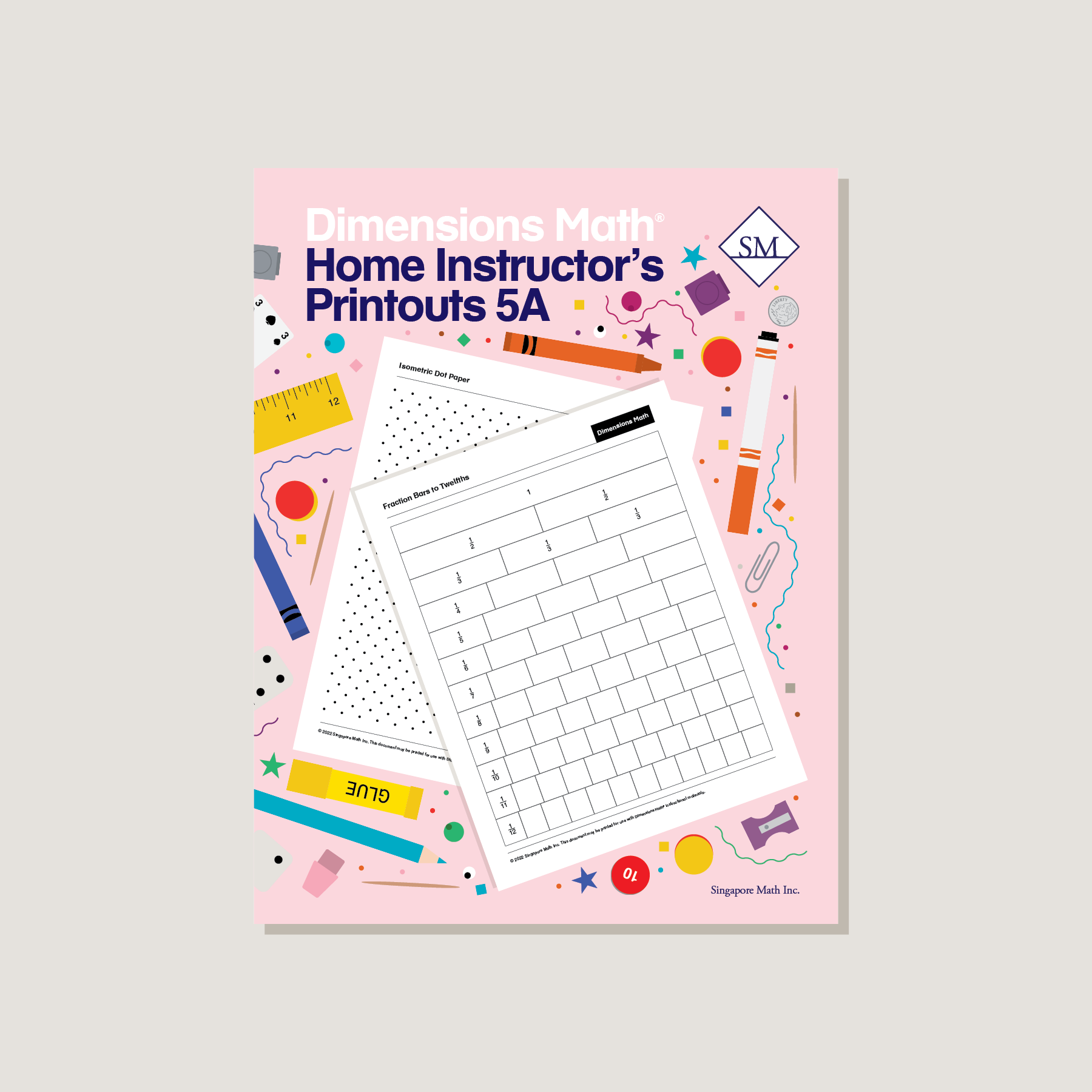 Dimensions Math Home Instructor's Printouts 5A