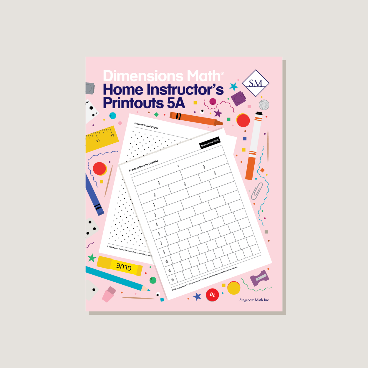 Dimensions Math Home Instructor's Printouts 5A