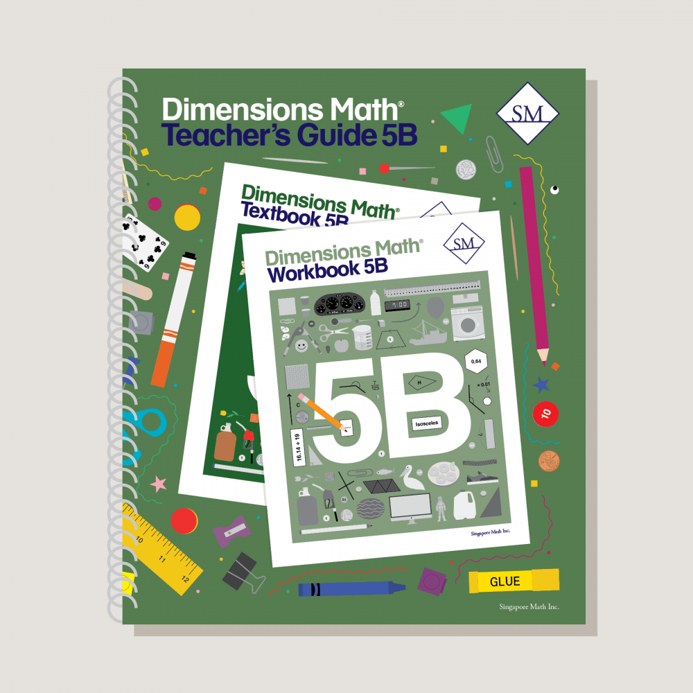 Dimensions Math Grade 5 Set with Teacher's Guides – Singapore Math Inc.