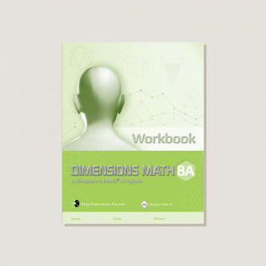 Dimensions Math Workbook 8A - Blemished