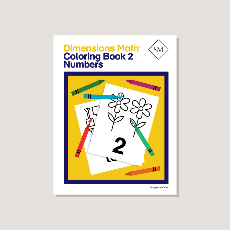 Dimensions Math Coloring Book Set