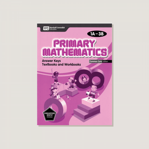 Primary Mathematics Common Core Edition Answer Key Booklet Grades 1A-3B - Blemished