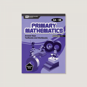 Primary Mathematics Common Core Edition Answer Key Booklet Grades 4A-5B - Blemished