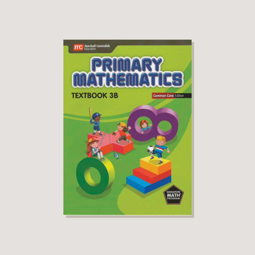 Bc Math Textbooks Primary Mathematics Common Core Edition Textbook 3B - Blemished