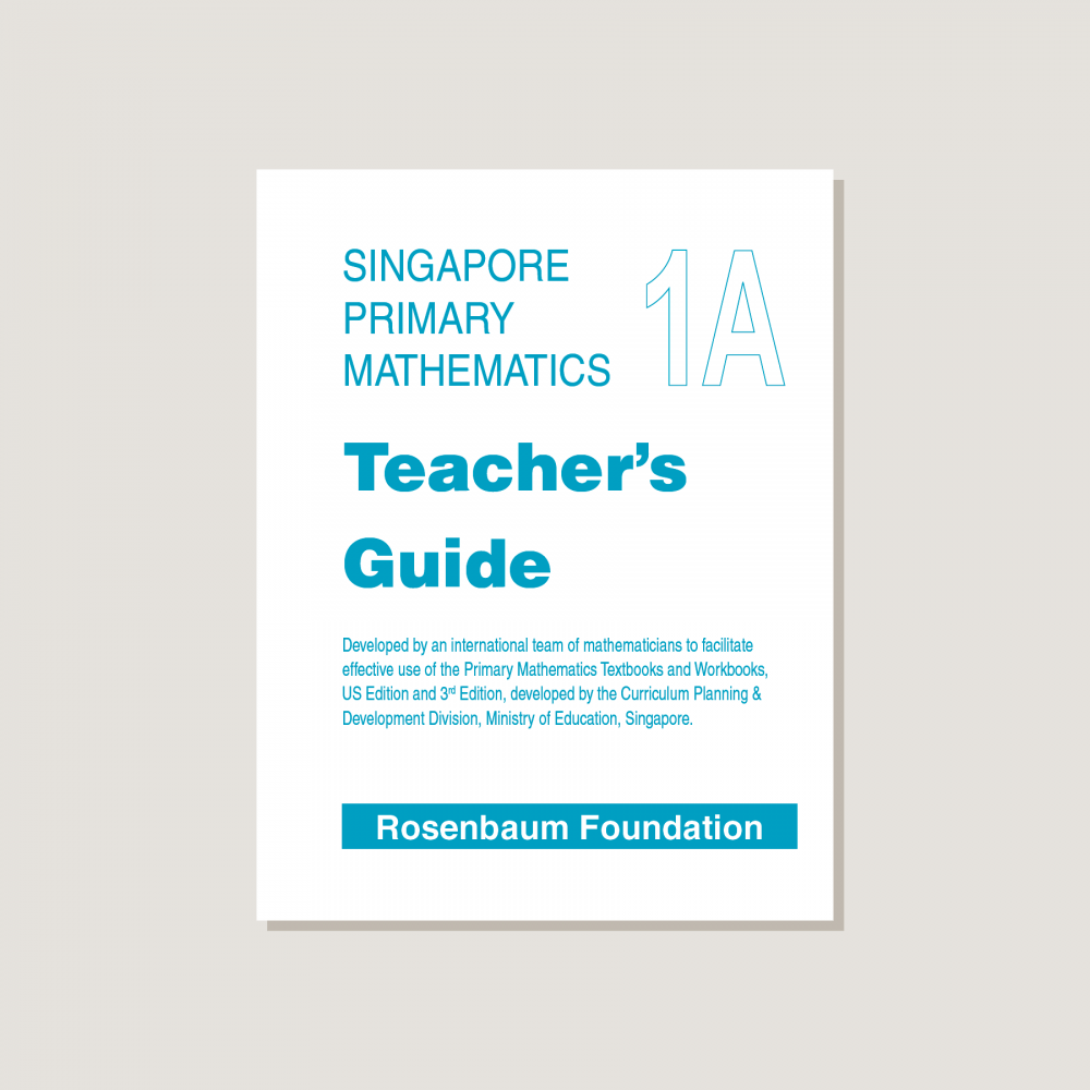 Primary Mathematics U.S. Edition Teacher's Guide 1A - POOS