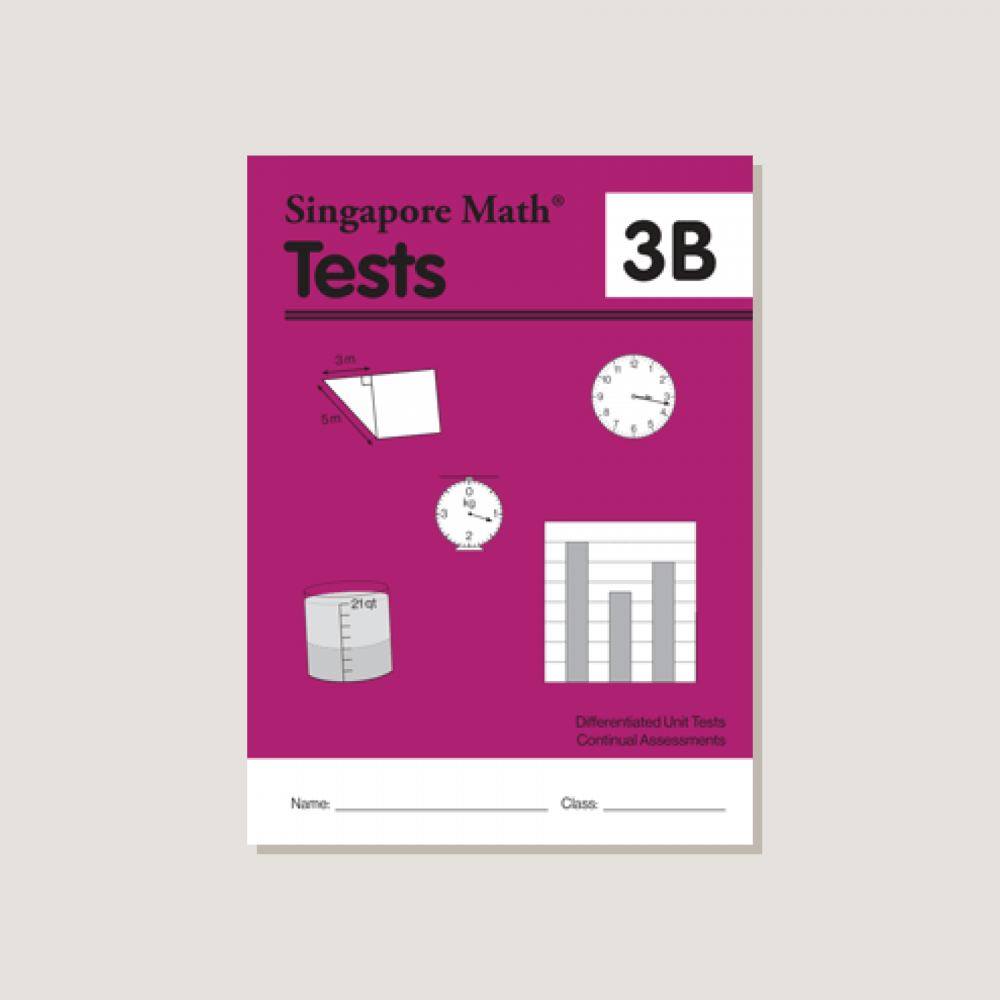 Singapore Math Common Core Tests 3B