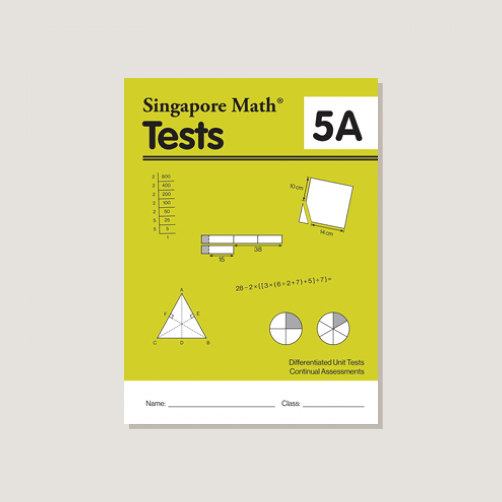 Singapore Math Common Core Tests 5A
