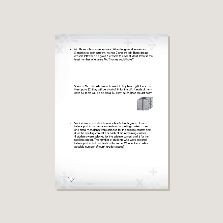 Grade 4 Challenging Math Problem Challenging Word Problems Grade 4