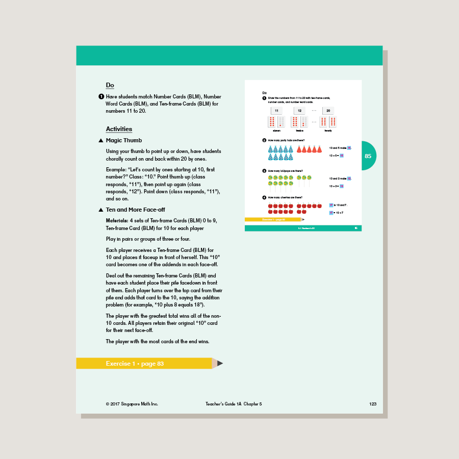 Dimensions Math Teacher's Guide 1A