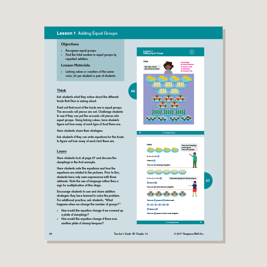 Dimensions Math Teacher's Guide 1B