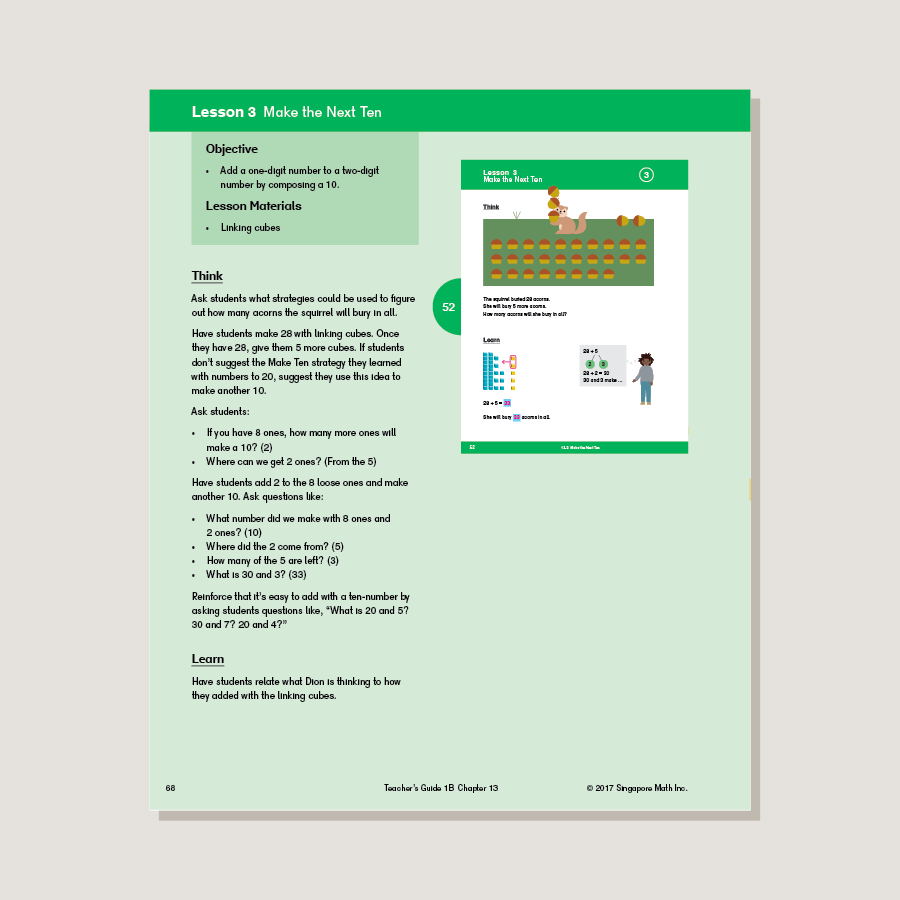 Dimensions Math Teacher's Guide 1B