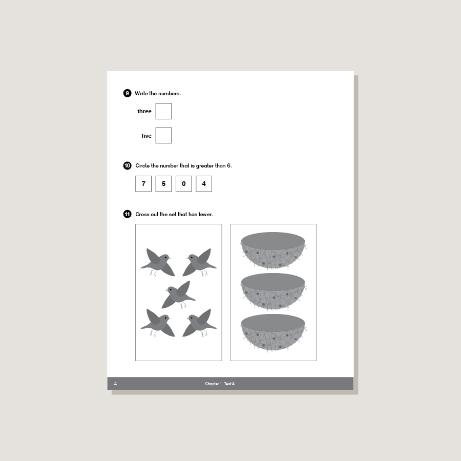 Dimensions Math Tests 1A